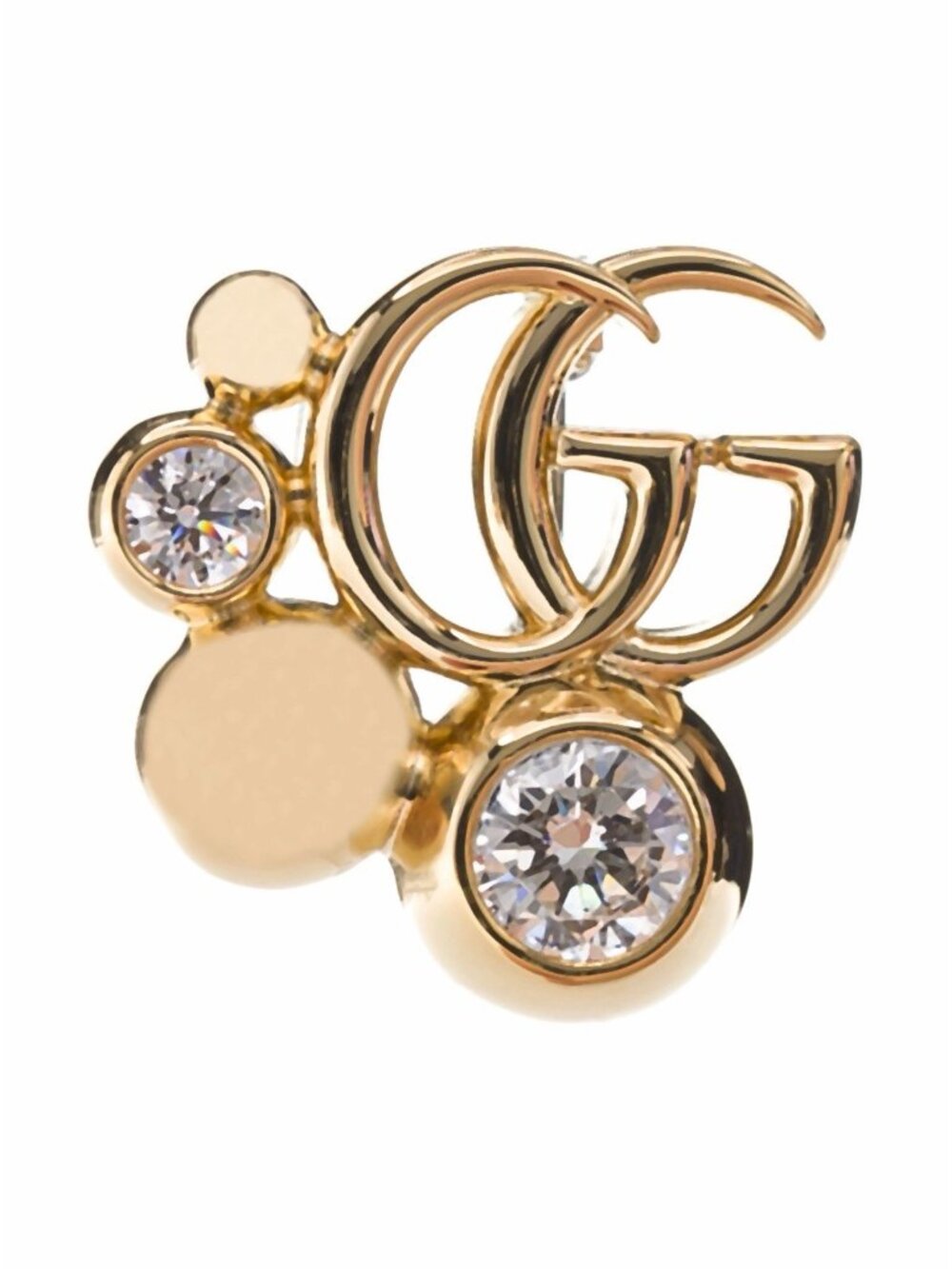 NEW GUCCI Brooch Crystal GG Marmont 100% Authentic